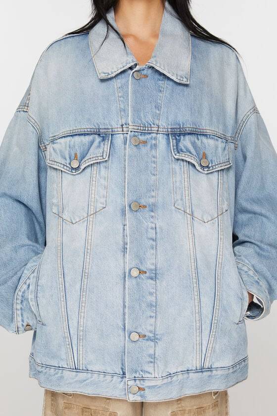 Acne Studios Denimjacke – Oversized Unisex-Passform Flash Sale