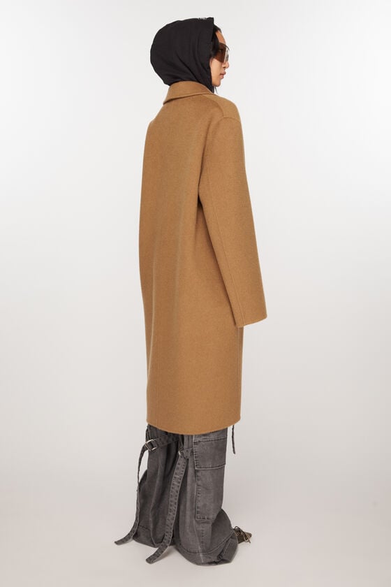 Acne Studios Einreihiger Wollmantel Saisonschlussverkauf