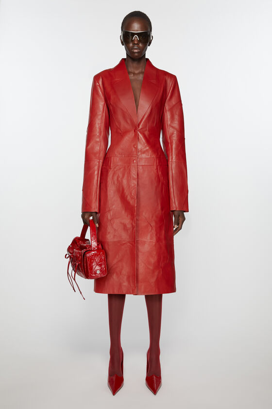 Acne Studios Ledermantel Laufsteg-Show Cyber Monday