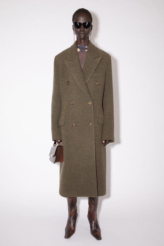Acne Studios Zweireihiger Wollmantel Lagerräumung