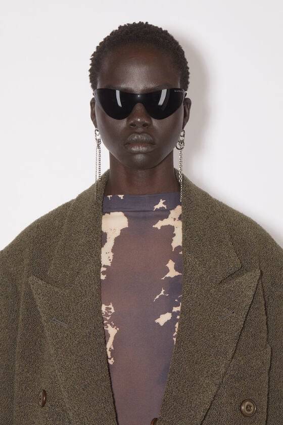 Acne Studios Zweireihiger Wollmantel Lagerräumung