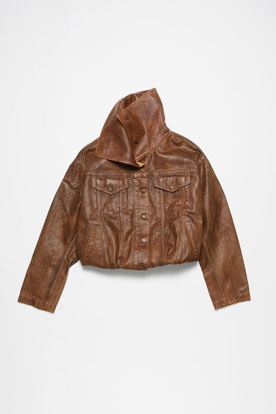 Acne Studios Coated denim jacket Laufsteg-Show Saisonale Angebote