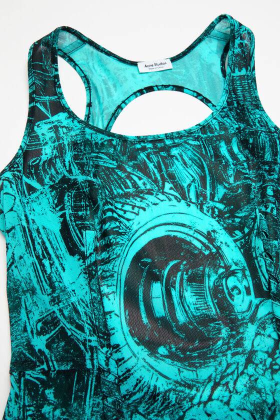 Acne Studios Printed dress Laufsteg-Show Tägliche Deals