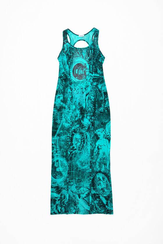 Acne Studios Printed dress Laufsteg-Show Tägliche Deals
