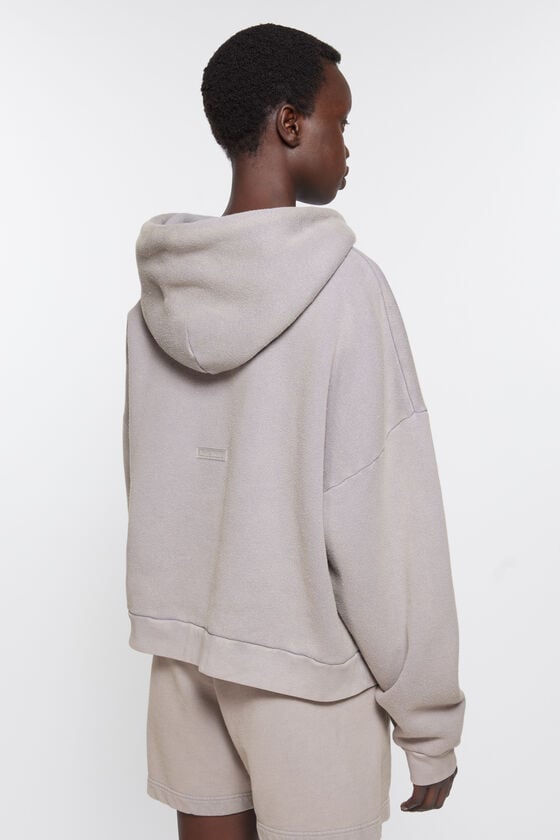 Acne Studios Sweatshirt mit Kapuze und Logoaufnäher Tiefpreis