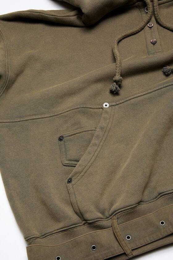 Acne Studios Kapuzenpullover mit verschwommenem Logo Super Sparpreis