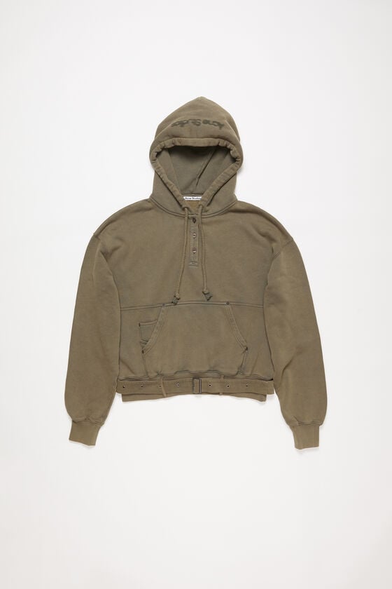 Acne Studios Kapuzenpullover mit verschwommenem Logo Super Sparpreis