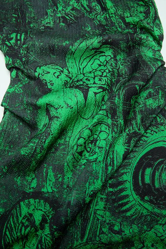 Acne Studios Printed dress Laufsteg-Show Wochenangebot