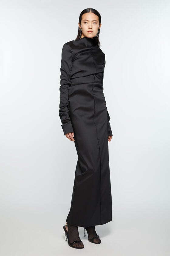 Acne Studios Draped dress Laufsteg-Show Kostenlose Rückgabe