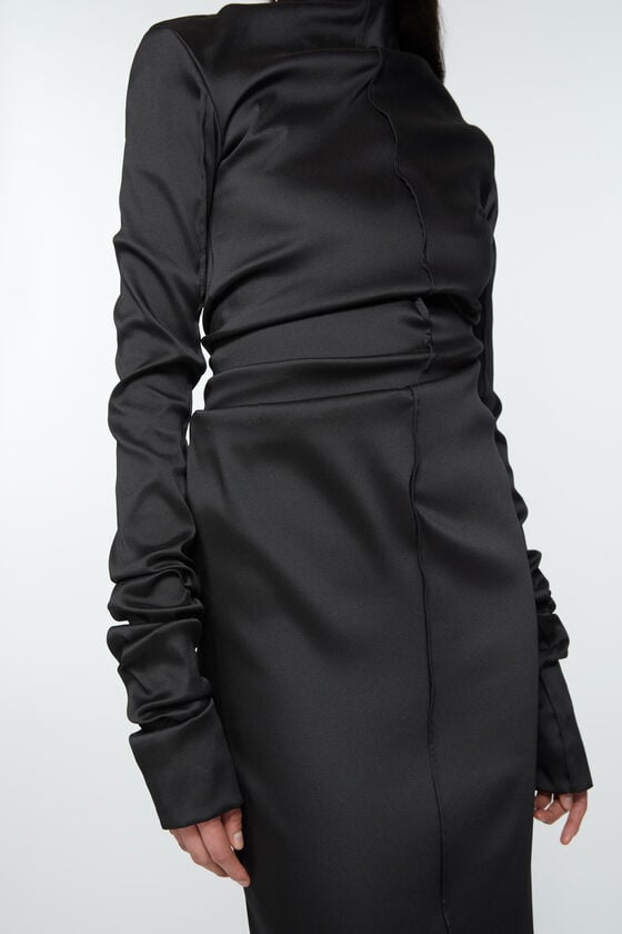 Acne Studios Draped dress Laufsteg-Show Kostenlose Rückgabe