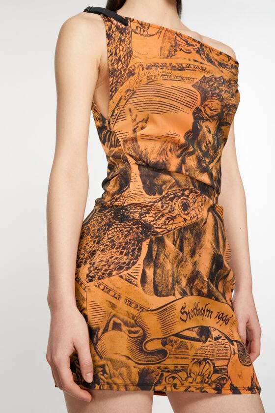 Acne Studios Printed dress Laufsteg-Show Letzte 3 Tage