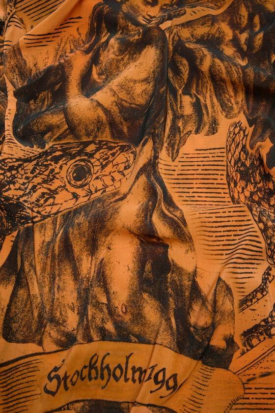 Acne Studios Printed dress Laufsteg-Show Letzte 3 Tage