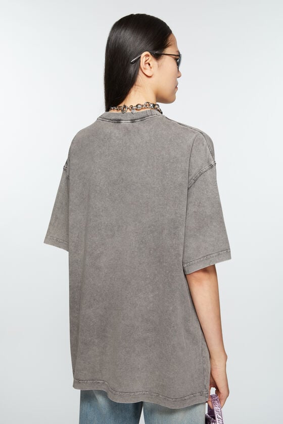 Acne Studios Verschwommenes Logo-T-Shirt - Entspannte Unisex-Passform JETZT KAUFEN