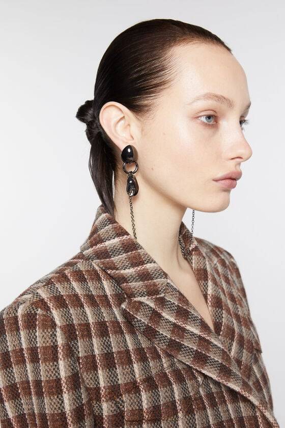 Acne Studios Ketten-Ohrringe Laufsteg-Show Sonderangebot der Fabrik