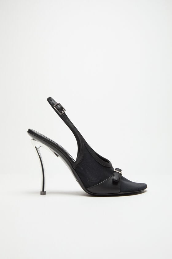 Acne Studios Mesh slingback heels Laufsteg-Show Bis zu 55% Rabatt