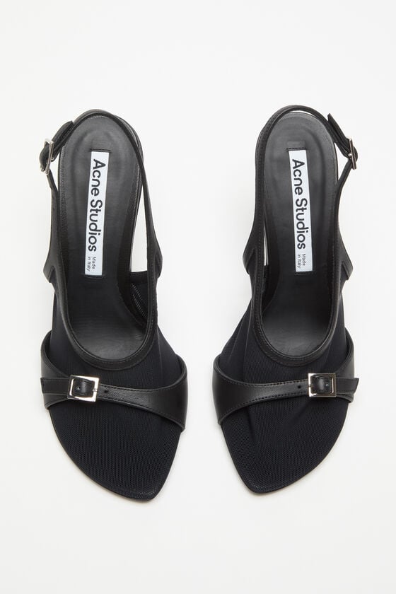 Acne Studios Mesh slingback heels Laufsteg-Show Bis zu 55% Rabatt