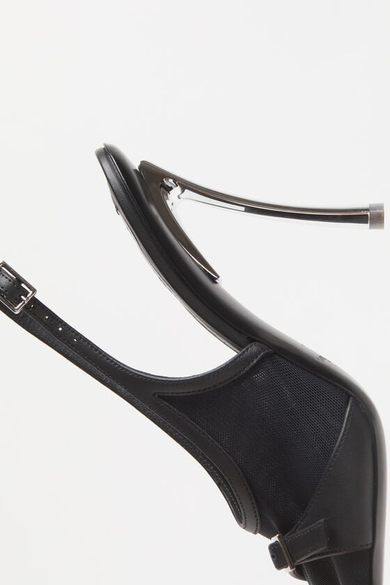 Acne Studios Mesh slingback heels Laufsteg-Show Bis zu 55% Rabatt