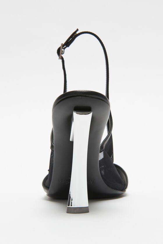 Acne Studios Mesh slingback heels Laufsteg-Show Bis zu 55% Rabatt