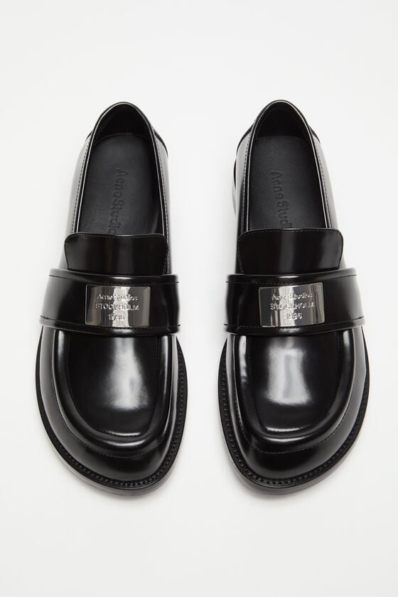 Acne Studios Slipper aus gebürstetem Leder zollfrei