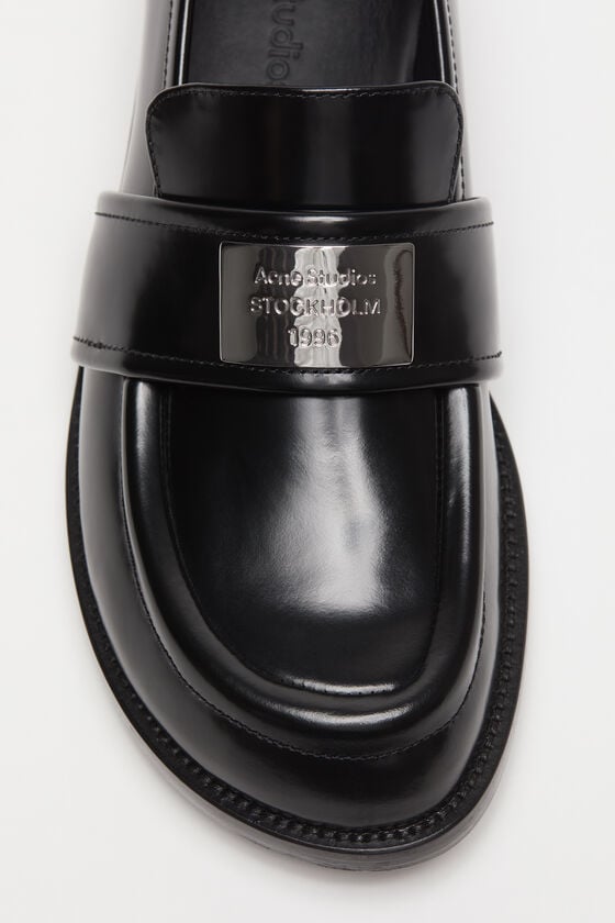 Acne Studios Slipper aus gebürstetem Leder zollfrei