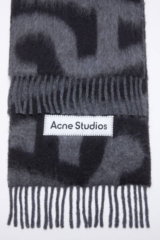 Acne Studios Scarf wool alpaca logo 50% Rabatt für begrenzte Zeit