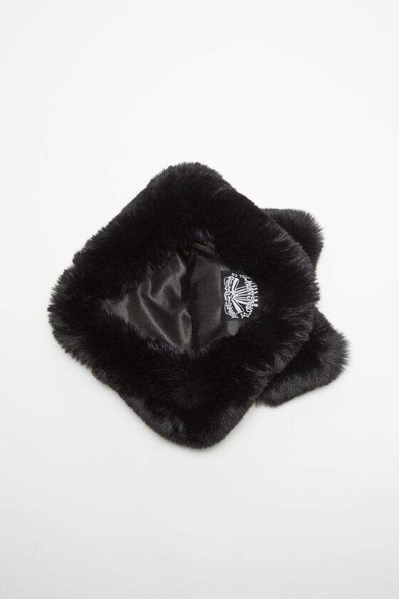 Acne Studios Flauschige Mütze mit Schleife 2025