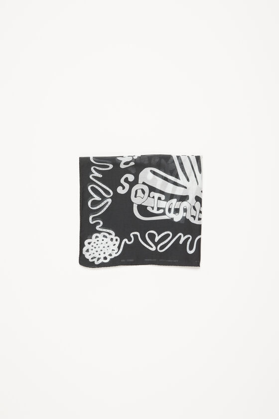 Acne Studios Bedruckter quadratischer Schal Kostenloser Versand
