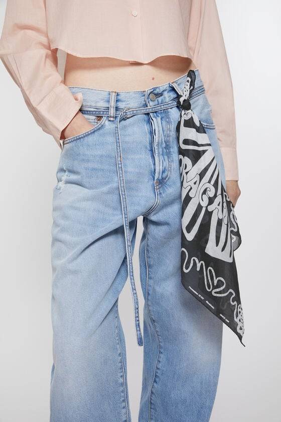 Acne Studios Bedruckter quadratischer Schal Kostenloser Versand