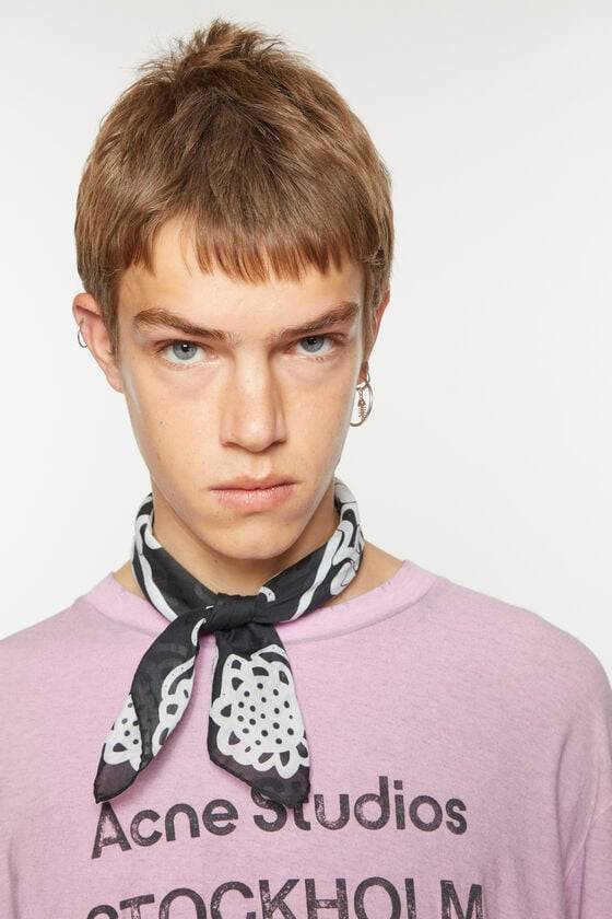 Acne Studios Bedruckter quadratischer Schal Kostenloser Versand