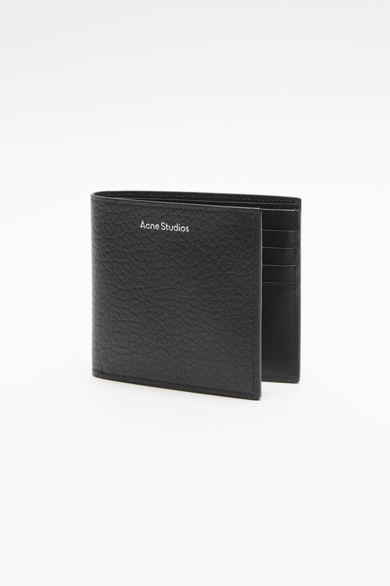 Acne Studios Gefaltete Lederbrieftasche Fabrik Onlineshop