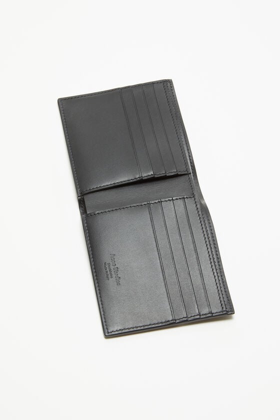 Acne Studios Gefaltete Lederbrieftasche Fabrik Onlineshop