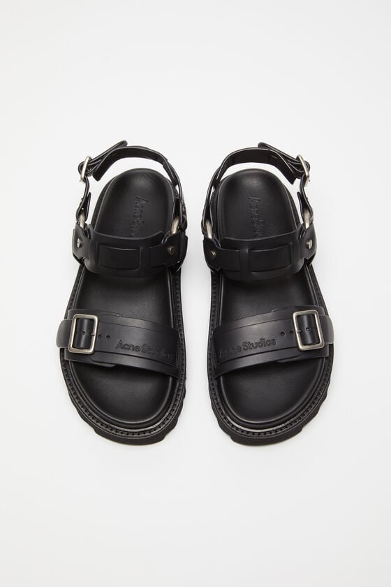 Acne Studios Sandalen mit Lederschnalle Großer Ausverkauf