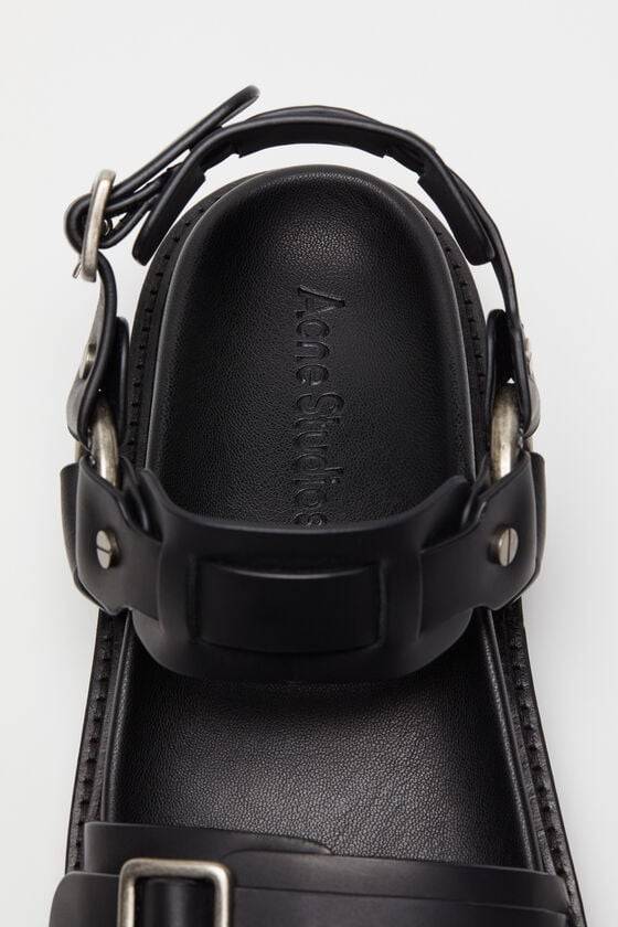 Acne Studios Sandalen mit Lederschnalle Großer Ausverkauf
