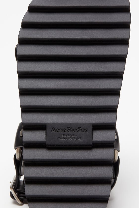 Acne Studios Sandalen mit Lederschnalle Großer Ausverkauf