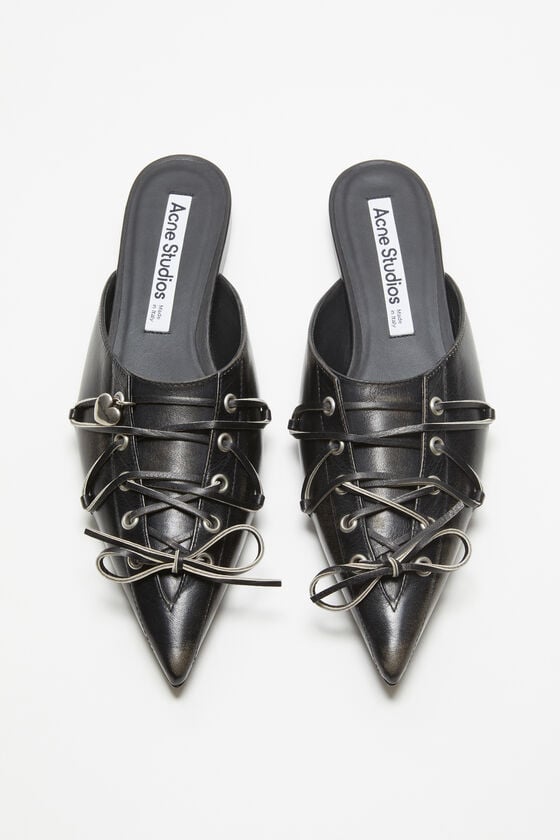 Acne Studios Mules zum Schnüren Begrenztes Angebot