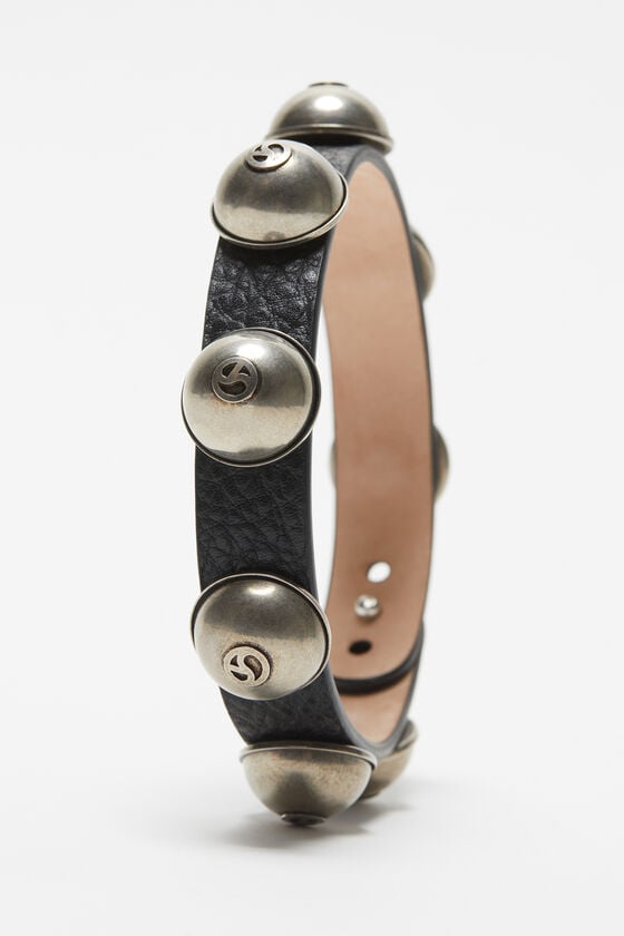 Acne Studios Ohrstecker-Halskette aus Leder Online Shopping