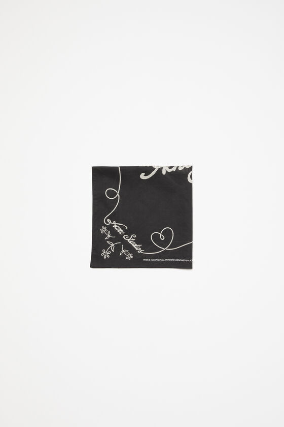 Acne Studios Leichter Schal mit Print Saisonschlussverkauf