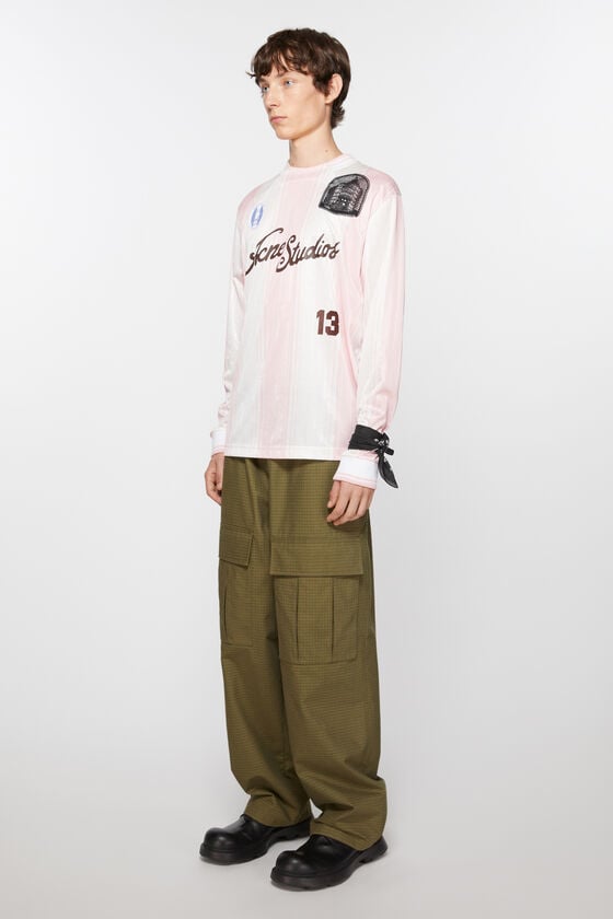 Acne Studios Leichter Schal mit Print Saisonschlussverkauf