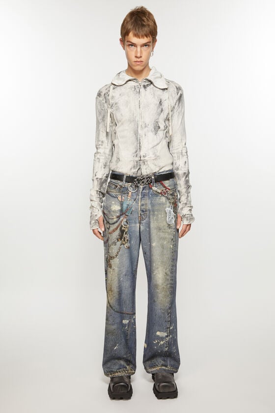 Acne Studios Gürtel mit Logo-Schnalle Lagerräumung