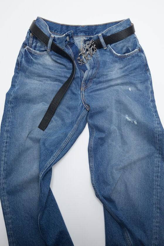 Acne Studios Gürtel mit Logo-Schnalle Lagerräumung