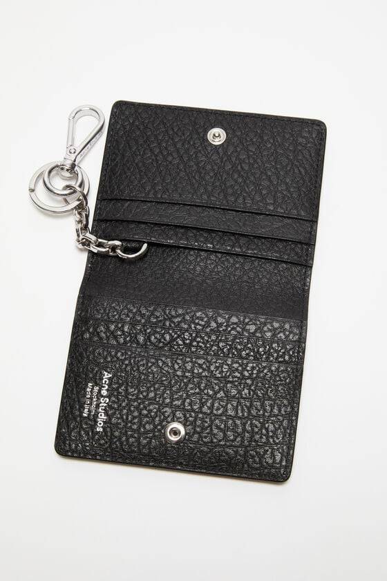 Acne Studios Gefaltete Lederbrieftasche Blitzangebot