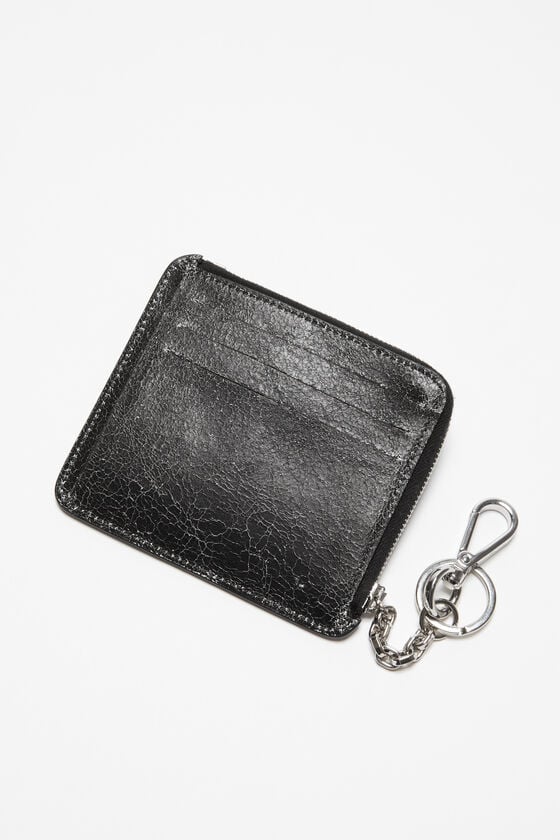 Acne Studios Portemonnaie aus Leder mit Reißverschluss VIP-Rabatte