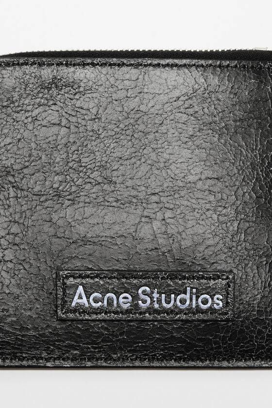 Acne Studios Portemonnaie aus Leder mit Reißverschluss VIP-Rabatte