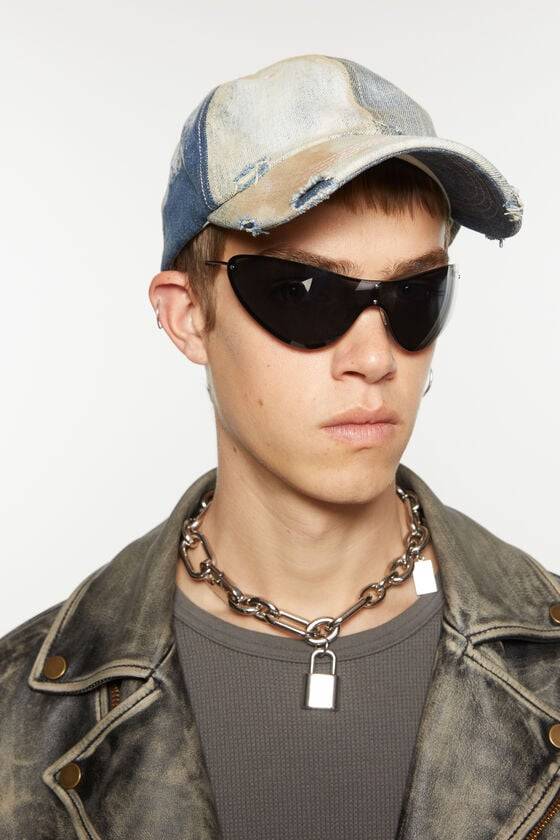 Acne Studios Sonnenbrille mit Metallrahmen Runway-Show Letzte 3 Tage
