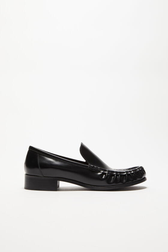 Acne Studios Leder-Loafer Bis zu 50% Rabatt