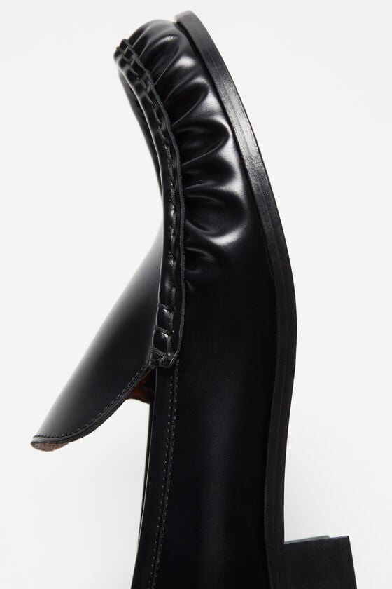 Acne Studios Leder-Loafer Bis zu 50% Rabatt