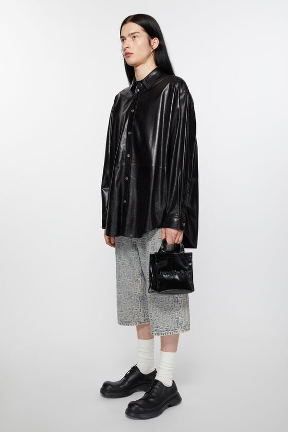 Acne Studios Mini-Schultertasche mit Logo Nur für heute