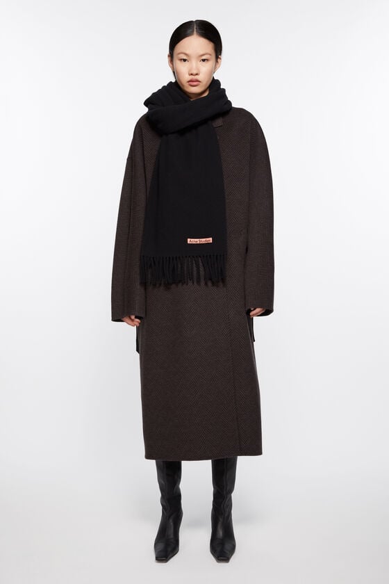 Acne Studios Oversized-Wollschal mit Fransen Clearance-Verkauf