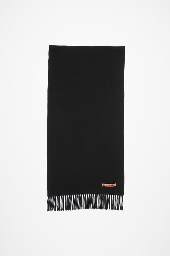 Acne Studios Schmaler Fransen-Schal aus Wolle Kostenloser Versand international
