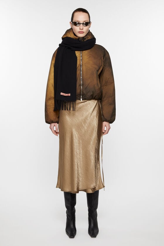 Acne Studios Schmaler Fransen-Schal aus Wolle Kostenloser Versand international
